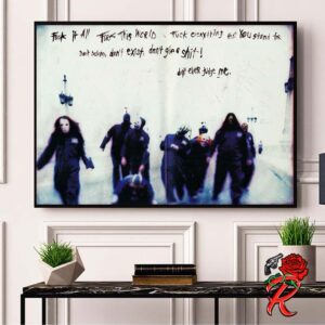 Slipknot 25 Years Of Slipknot The Story Don’t Ever Judge Me Band Vintage Photo Home Decor Poster Canvas