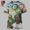 Olympics Paris 2024 Made Snoop Dogg Hold The Biggest Torch Blunt Funny Unisex T-Shirt