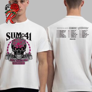 Sum 41 Tour Of The Setting Sum Final European Tour 2024 Tour Dates List Two Sides Unisex t-Shirt