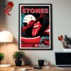 The Rolling Stones Lithograph Poster For The Concert In Vancouver BC 2024 At BC Place On July 5 2024 Port of Vancouver Art Home Decor Poster Canvas