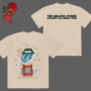 The Rolling Stones Santa Clara CA 2024 Limited Merch For The Show At Levi’s Stadium On July 17 2024 Golden Gate Bridge Artwork Hackney Diamonds Tour Two Sides Unisex T-Shirt