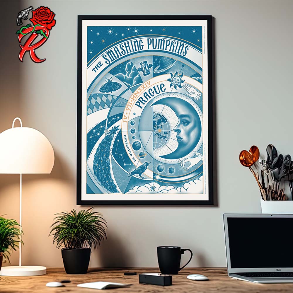 Poster Su Tela The Smashing Pumpkins | Quadro Decorativo Moderno 60x90 Cm | Stampe Artistiche Per Camera Da Letto, Soggiorno O Studio | BBAUER