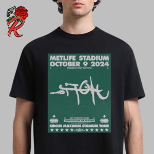 Travis Scott Circus Maximus Stadium Tour 2024 New Jersey At Metlife Stadium On October 9 2024 One Night Only In Utopia Classic T-Shirt