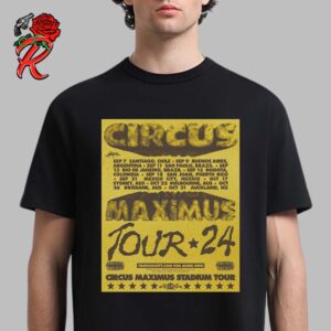 Travis Scott Circus Maximus Tour 24 Latin America And Oceania Tour List Classic T-Shirt