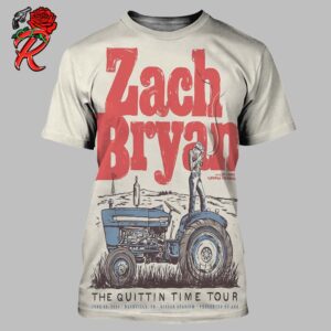 Zach Bryan Poster For The Show At Nissan Stadium In Nashville TN On June 29 2024 All Over Print Shirt