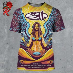 311 Band Event Poster For Roanoke Island Festival Park In Outer Banks NC On August 9 2024 All Over Print Shirt