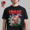 Blink 182 Night Show Poster At Detroit Michigan At Little Caesars Arena On August 12 2024 Gnarly Rat Fink Style Bunny Unisex T-Shirt