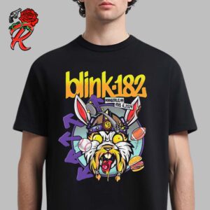 Blink 182 x Mini Apple Ass Event Tee For Minneapolis MN At Target Center On August 6 2024 Crazy Viking Rabbit Unisex T-Shirt