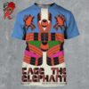 Cage The Elephant Tonight Raleigh NC Limited Edition Concert Poster At Coastal Credit Union Music Park at Walnut Creek On August 3 2024 All Over Print Shirt