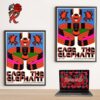 Cage The Elephant Tonight Charlotte NC Limited Edition Concert Poster At PNC Music Pavilion On August 4 2024 Poster Canvas For Home Decorations