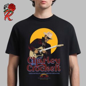 Charley Crockett Poster For Wilmington North Carolina At Greenfield Lake Amphitheater On August 23 2024 Classic T-Shirt