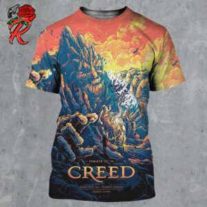 Creed Summer Of 99 Concert Poster For Mansfield MA At Xfinity Center On August 21 2024 All Over Print Shirt