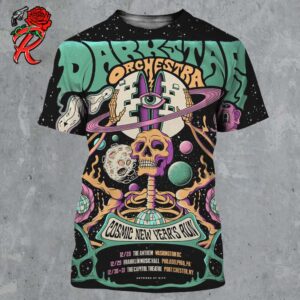 Dark Star Orchestra Cosmic New Year’s Run 4 Shows To Close Out 2024 And Ring In 2025 In Washington DC Philadelphia PA And Port Chester NY All Over Print Shirt