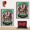 Grateful Dead The Tenth And Final Poster Of Milestones Series Inspired By Run Of Shows At Madison Square Garden On September 15 16 18 20 1987 in New York City Decor Poster Canvas