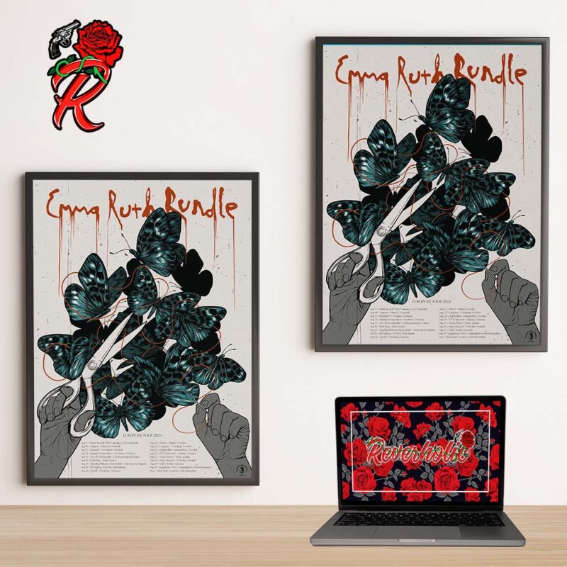 Emma Ruth Rundle Poster For European Tour 2024 Tour Dates Wall Decor ...