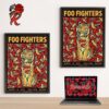 Foo Fighters Concert Poster For Seattle WA Last Stop On August 18th 2024 At T Mobile Park Home Decor Poster Canvas