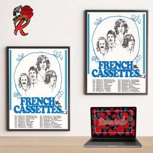 French Cassettes Fall 2024 Tour Dates List North American Wall Decor Poster Canvas