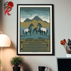 Gregory Alan Isakov Poster For Upcoming Run Of Shows Appaloosa Bones Tour 2024 Tour Dates List Home Decor Poster Canvas