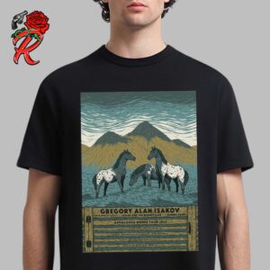 Gregory Alan Isakov Poster For Upcoming Run Of Shows Appaloosa Bones Tour 2024 Tour Dates List Unisex T-Shirt