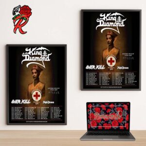 King Diamond Enter Saint Lucifer’s Hospital 1920 North America Tour 2024 Schedule Tour Dates List Home Decor Poster Canvas