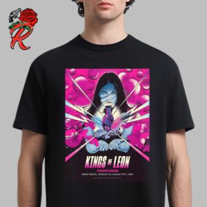 King Of Leon Poster For Another Planet Entertainment Concert With Phantogram In Berkeley CA At Greek Theatre On August 25th 2024 Unisex T-Shirt