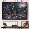 Metallica M72 Minneapolis MN Night 2 Poster For The Show At US Bank Stadium On August 18 2024 M72 North American Tour The Serpent Artwork Home Decor Poster Canvas