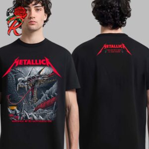 Metallica M72 Minneapolis MN Night 2 Merch Tee For The Show At US Bank Stadium On August 18 2024 The Serpent Artwork M72 North American Tour Two Sides Unisex T-Shirt