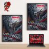 Metallica M72 Minneapolis MN Full Show Combined Poster For The Show At US Bank Stadium On August 16 And 18 2024 The Death Viking Versus The Serpent Artwork Home Decor Poster Canvas