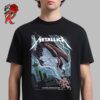 Metallica M72 Seattle Washington Pop Up Shop Merch Tee At Lumen Field On August 30 And September 1 2024 M72 North American Tour The Bald Eagle Artwork Two Sides Unisex T-Shirt