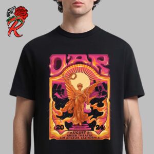 OAR Gig Poster For The Show At The Greek Theatre In Los Angeles California On August 8 2024 For A Revolution Unisex T-Shirt