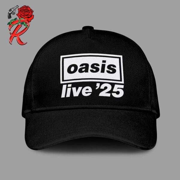 Oasis Live 25 UK And Ireland Summer Tour 2025 Merch Logo Classic Cap Hat Snapback