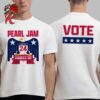 Pearl Jam Mascot Tee For Missoula Montana At Washington Grizzly Stadium On August 22 2024 Two Sides Unisex T-Shirt