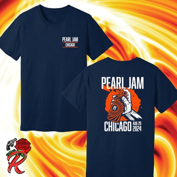 Pearl Jam Event Tee Merch For The Windy City Chicago IL At Wrigley Field On August 29 And 31 2024 Spray Paint Can Artwork Two Sides Unisex T-Shirt