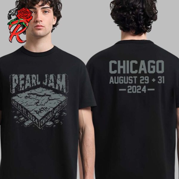 Pearl Jam Rat Hole Tee Merch For The Windy City Chicago IL At Wrigley Field On August 29 And 31 2024 Two Sides Unisex T-Shirt