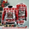 Slayer Thrash Metal Christmas Wreath Logo Holiday Vibe Christmas Ugly Sweater