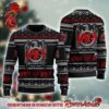 Slayer 666 Holiday Jesus Saves Fire Knitted Christmas Ugly Sweater