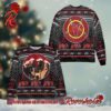 Slayer Kerry King Pentagram And Skulls Pattern Logo Holiday 2024 Christmas Ugly Sweater