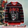 Slayer Reign In Blood For The Holiday Skull Knitted Ugly Sweater