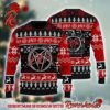 Slayer Band Christmas Style Logo With Santa Claus Hat Xmas 2024 Ugly Sweater