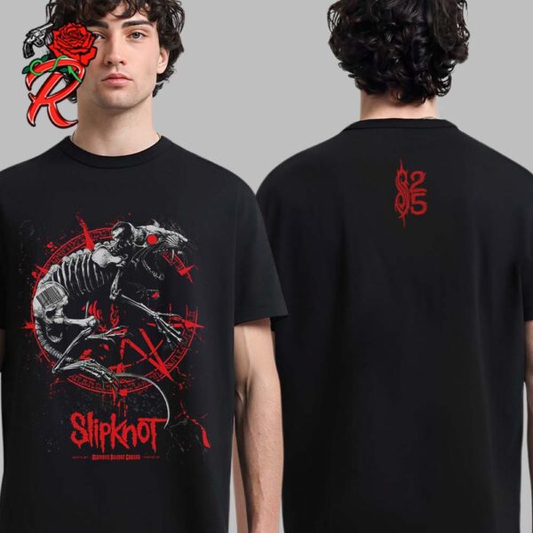 Slipknot 2024 Tour Merch For New York At Madison Square Garden On August 12 2024 Here Comes The Pain 25th Anniversary Tour Unisex T-Shirt