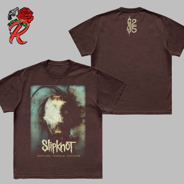 Slipknot 2024 Tour Tee For Mansfield MA At Xfinity Center On August 15 2024 Here Comes The Pain 25th Anniversary Tour Two Sides Unisex T-Shirt