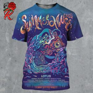 Summerdance 2024 Poster Lotus Band With Lineup List All Over Print Shirt