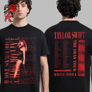 Taylor Swift The Eras Tour Reputation Live Photo With Tour List Two Sides Unisex T-Shirt