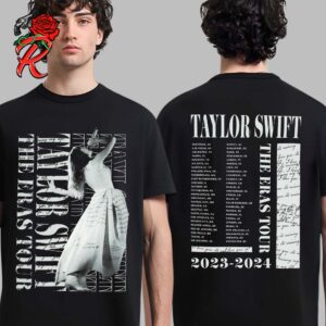 Taylor Swift The Eras Tour TTPD Live Photo With Tour List 2023 2024 Two Sides Unisex T-Shirt