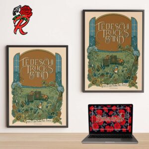 Tedeschi Trucks Band Merch Poster For Lewiston NY At Artpark Mainstage Theater On August 20 2024 Home Decor Poster Canvas