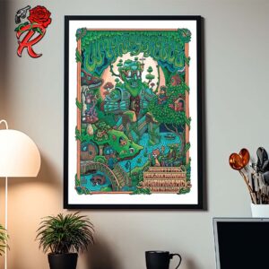 Umphreys Mcgee Tonight Poster For The Concert In Baltimore MD At Pier Six Pavilion On August 29 2024 Wall Decor Poster Canvas