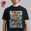 Pearl Jam Event Tee For New York Night 2 Show At Madison Square Garden On September 4 2024 Tired Liberty Statue Artwork Two Sides Unisex T-Shirt