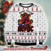 ACDC Angus Young Hells Bells With Flames And Reindeer Pattern Classic Gift For Fans Christmas Ugly Sweater