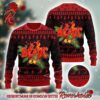 ACDC Signature Hells Bells Snowy Night Pattern Xmas Ugly Sweater