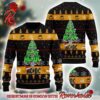 ACDC Funny Band Graphics Vintage Knitted Pink Christmas Ugly Sweater